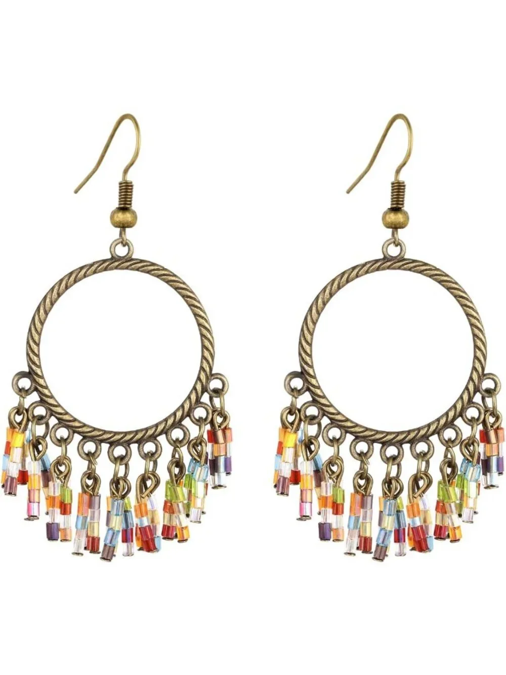 Trendy Boho Dangle Earrings for Women | Handmade Vintage Long Drop Jewelry